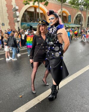 Morgane Enselme Instagram - La gay pride en famille 🏳️‍🌈 // Gay pride with the family 🏳️‍🌈 #marchedesfiertes #gaypride #brigitteboreale
