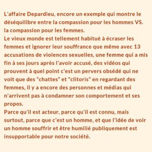 Morgane Enselme Instagram - Je soutiens les victimes de violences sexuelles, pas leurs auteurs.