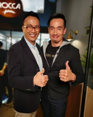 Moses Chan Instagram - 昨天很高興和偶像旦哥 #鄭丹瑞 在澳門進行節目拍攝😘😎