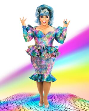 Mrs. Kasha Davis Instagram - When I think of PRIDE month I remember moving to Rochester NY from Scranton PA & feeling like I landed in Oz! I had never been to Pride events, I didn’t know they existed and same sex couples HOLDING HANDS in public!?! What on earth?!

Fast forward to this day I’m grateful for my journey. It’s had ups and downs and I strive to be an open example of living my truths so that others can find their own Rainbow Path! 

Table of Contents 
Photo @johngramphotos 
Dress @ilovehollyday 
Hair @casaglamwigs