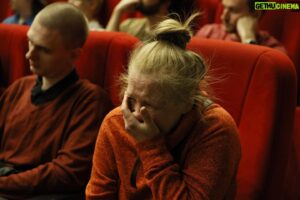 Mstyslav Chernov Instagram - The long-awaited Ukrainian premiere of “20 Days in Mariupol”. It was sad, anxious, but at the same time heartwarming event. Many of those who were with us in besieged Mariupol, doctors, police, military, who saved the lives of civilians and defended the city, stood with us in the cinema theatre. 

And they all got standing ovations.

I am grateful to the AP and Frontline team for their hard work on the film, to the audience for their sincerity, and to the organizers of Docudays for the opportunity to show our work in Ukraine.

Photo: @alexxbabenko @roman_hrytsyna 

@apnews @frontlinepbs @evgenymaloletka @vasilisastepanenko @michellemizner @_jordumb @derlmcc @raneyaronson 

#20daysinmariupol