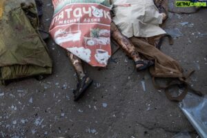 Mstyslav Chernov Instagram - @instagram keeps removing my video, so let the photos be here instead. 

The Russian missile that struck Wednesday in eastern Ukraine turned an outdoor market into a fiery, blackened ruin where weeping civilians looked for loved ones among the mangled, burned bodies scattered across the ground.
The blast in the town of Kostiantynivka killed at least 17 people and wounded at least 32 in one of Russia’s deadliest strikes in months, Ukrainian officials said.

“There was no military target here. This is a peaceful neighborhood in the city center,” Stefan Slovak, who lives in Kostiantynivka, said in a trembling voice.

Behind him were the remnants of the market, where charred bodies could be seen in the street, their clothes still burning, near cars engulfed in flames. Behind a market stall holding fresh parsley, rescuers found a women in civilian clothes with her head covered in blood.

#ukraine #russia #invasion #war #photo #documentary #video #news #apnews #politics