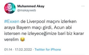 Muhammed Akay Instagram - Ah @acunilicali abi 😂😂 #exxen #liverpool #inter #championsleague #uefa #şampiyonlarligi #futbol #acunilicali