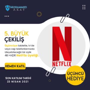 Muhammed Akay Instagram - 🎙️Merhabalar 😊 5.Büyük Çekilişimizi yapıyoruz. 📢 Çekilişimiz 23 Nisan 2021 Cuma günü saat 21:00'de CANLI YAYINLA sonuçlanacaktır. 

📝 Katılım Şartları;

1- (@makayweb) hesabımı takip edip bu gönderiyi beğenmek ve kaydetmek.

2- Gönderinin altına yorum yapıp en az 3 arkadaşınızı etiketlemek.
(Ne kadar çok arkadaşınızı etiketlerseniz şansınız o kadar artar.😊) Bu kadar 👍

Herkese bol şans🌹 

🔗 Ayrıca bu tarz çekilişlerin devamlı yapılmasını istiyorsanız sayfamızı paylaşmayı unutmayın. 🤗

#cekilis #çekiliş #cekilisvar #çekilişvar ##hediye #gamingklavye #iphonecekilis #kulaklik #fırsat #istanbul #ankara #izmir #ödül #odul #cekiliszamani #cekilisvakti #çekilişvakti #cekilissonucu