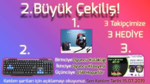 Muhammed Akay Instagram - 📢 BÜYÜK ÇEKİLİŞ VAR 📢

Merhabalar 😊 15 Temmuz  gününe özel ikinci çekilişimizi yapıyoruz.
Çekilişimiz 15 Temmuz 2019 Pazartesi günü saat 21:00'de CANLI YAYINLA sonuçlanacaktır.

Katılım Şartları;

1- (@makayweb) hesabımı takip edip bu gönderiyi beğenmek.

2- Gönderinin altına en az 3 arkadaşınızı etiketlemek.
(Ne kadar çok arkadaşınızı etiketlerseniz şansınız o kadar artar.☺️)
Not: Kazanan talihlilere kargo ücretsizdir.

Bu kadar 👍Herkese bol şans🌹

#cekilis #çekiliş #cekilisvar #çekilişvar ##hediye #sevgililergunucekilisi #gamingklavye #aşk #sevgi ##iphonecekilis #kulaklik #fırsat #14subat #istanbul #ankara #izmir #ödül #odul #cekiliszamani #cekilisvakti #çekilişvakti #kazan #kazanmak #cekilissonucu
