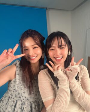 Murase Sae Instagram - #dailylook ray8月号発売中🌻
卒業間近の愛理ちゃんと、楽しい撮影でしたっ😽🩷