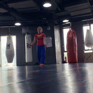 Myra Mala Instagram - A bit of “#wushu meditation” before Muay Thai madness*😂 ⁣
⁣
HOW DO YOU USUALLY MEDITATE*? ⁣
*Meditation here more like state of total focus/full involvement/no outside world exists mode⁣
Share your thoughts/techniques, please please please😇⁣
⁣
⁣
⁣
⁣
@lifestyleofawarrior @bravewoman__ @fma_global @martialarts__worldwide @girls_martial_arts @white_tiger_dojo @martial_arts_4life @my_martial_spirit @wayofmartialarts #lifestyleofawarrior #wayofmartialarts #femalemartialartist @kickgirlz #warriorprincess #actionactress #dailytraining #wushugirl #kungfu @femalekickers