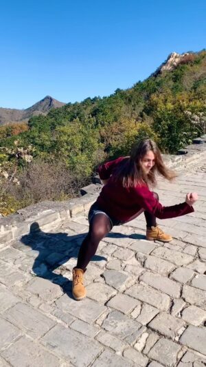 Myra Mala Instagram - Myra, Myra on the Wall…..😂 
Continue the sentence 😉#GreatWall⁣
@brittanyjoygoldie @monmondawes ⁣
⁣
⁣
⁣
#greatwallofchina #wushugirl #wushu #wushufamily #wushuonefamily #chinesemartialarts #marcialarts #gubeiwatertown #femalemartialarts #femalewarrior #amazonia #warrior #femalepower #kungfu @kung.fu.world #боевыеискусства #экшн #actiongirl #pubu 
@wayofmartial_arts @martial.arts.4life @martialarts__worldwide @femalewarriorsmotivation @fma_global @martialartsunleashed @martialarts.all @martialarts_queens @kung_fu_way