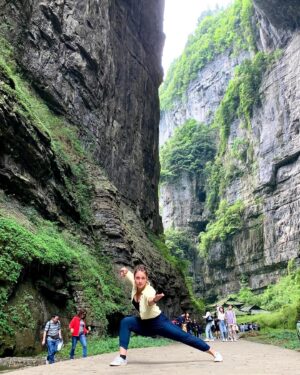 Myra Mala Instagram - Insanely amazing trip - my first 29km trail run, sceneries and people around....can only send huge “Thank you” into the universe! #grateful⁣⁣
⁣⁣
When we first met @lrgetz were telling her story about running 130ish km 😳🤩....well, it’s easier to say I was shocked, my brain couldn’t grasp the number of km next to the verb “run”😅and def I didn’t have an answer on why to run it at all......after this 29km I still don’t have an answer😂 reasons are different for everyone🙈❗️I know for sure❗️ ⁣⁣
1. anytime I have a strong reaction of not understanding something (or someone) the world gives me very distinct experiences, which broadening my worldview #stayopen⁣⁣
2. the excitement from this run gives we desire to try 50km 😂 #neveragainlisa⁣⁣
⁣⁣
⁣⁣
⁣⁣
⁣⁣
⁣⁣
⁣⁣
#experiences ⁣#shareyourthoughts #martialarts #martialartist #femalewarrior #karstmountains #china #chongqing #重庆 #femalemartialartist #artemarcial #kungfu #wushugirl #kungfulife #kungfugirl #wushutaolu #kungfupose #breathtakingview #mountains #landscape #loveit #influencer #fitgirl #lovelife #lifestyle #worldview #trailrunning @kung.fu.world @femalewarriorsmotivation @martialarts.am @martialartsunleashed @lifestyleofawarrior @martialartsgymgirls2 @martialarts__worldwide @martial.arts.4life