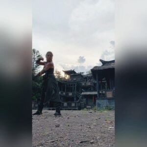 Myra Mala Instagram - A bit of #wushu😊 not a particular style... boh, body felt to move this way👀🧠🫀🧘‍♀️⁣
⁣
Breath in and out....do you feel ease and relaxation❓🤤⁣
⁣
⁣
⁣
#wushugirl #onset #actiongirl #actress #ancientchina #kungfu #kungfustyle #wushutaolu #tigerclaw #actionactress #shaolinkungfu @shaolinkungfuguan @kung.fu.world @wayofmartial_arts @femalewarriorsmotivation #femalemartialartist @warrior_of_the_rainbow_ @martialartsgymgirls2 @martialarts_queens @martialarts__worldwide @martialartsunleashed @femaleexpatsinbeijing #martialartslife #artemarcial #intheflow #wayofmartialarts #girlskickass #chinesemartialarts 动作演员 #电影 #功夫 #武术 #ушу #актриса #ancientcity #chinastyle #avatar #avatarthelastairbender