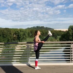Myra Mala Instagram - A bit of #wushu and #tkd basics after morning run! Try to add it into your training routine, simple and effective #morningexercise ✊ ⁣
WANNA GRAB A COFFEE AFTER?🤗😉⁣
⁣
⁣ ⁣
#bestmorning #dailytraining #energyshift #loveit #wushugirl #enjoyyourlife #morningsky #romeitaly #highkicks #tkdtraining 
#ukrainiangirls #actionactress #femalepower #girlsmartialarts @girls_martial_arts #lifestyleofawarrior @lifestyleofawarrior @femalekickers @martialarts__worldwide @fma_global @female_kickers @kickgirlz @my_martial_spirit
