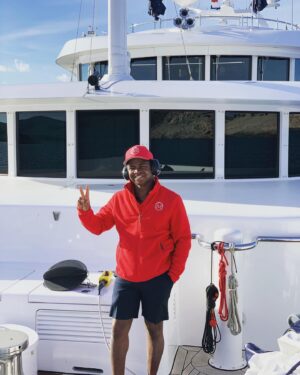 Mzi "Zee" Dempers Instagram - If you zoom in close enough, you can actually see a calf muscle ✌🏽
#belowdeckmediterranean #belowdeck #belowdeckmed #bravotv