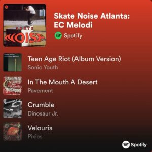 Na-kel Smith Instagram - I was in France yesterday but 

TODAY WE IN ATLANTA WITH @spotify for SKATE NOISE ATLANTA show! SHOUTOUT EC MELODI 
Let’s get it!! 

and I’m playing all games of S.K.A.T.E WITH WHOEVER NEED THAT. LOL
