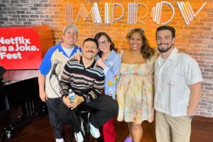 Nacho Redondo Instagram - El festival de @netflixisajoke fue una absoluta belleza.

Doble show, uno con @escueladenada y un Gente Funny moderado por @angelocolina que quedaron hermosos.

Gracias a mi querido @ledvarelabargallo por aparecer de sorpresa en el show de EDN y a @danicastanedax - @lapastoradelperreo - @milly_tamarez por compartir conmigo ese día la tarima.

Kudos gigantes a @angelocolina por su invitación y su doble sold out. 

Gracias de verdad por venir a todos los shows. No saben lo que significa para mí.

[ Photos by the mighty @photosbydee.official 📸 ]