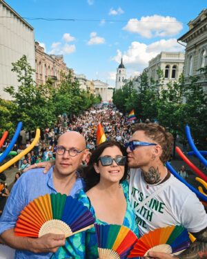 Naglis Bierancas Instagram - Pride is for everyone! 🌈 
Thank you @soho_club 🥰