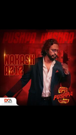 Nakash Aziz Instagram - @nakash_aziz is back with a bang, delivering the chart-topping ‘Pushpa Pushpa’ title track in Telugu, Tamil, and Hindi!
#DCA #DCAMusic #DCASquad #DCAArtist #NakashAziz
#Pushpa2