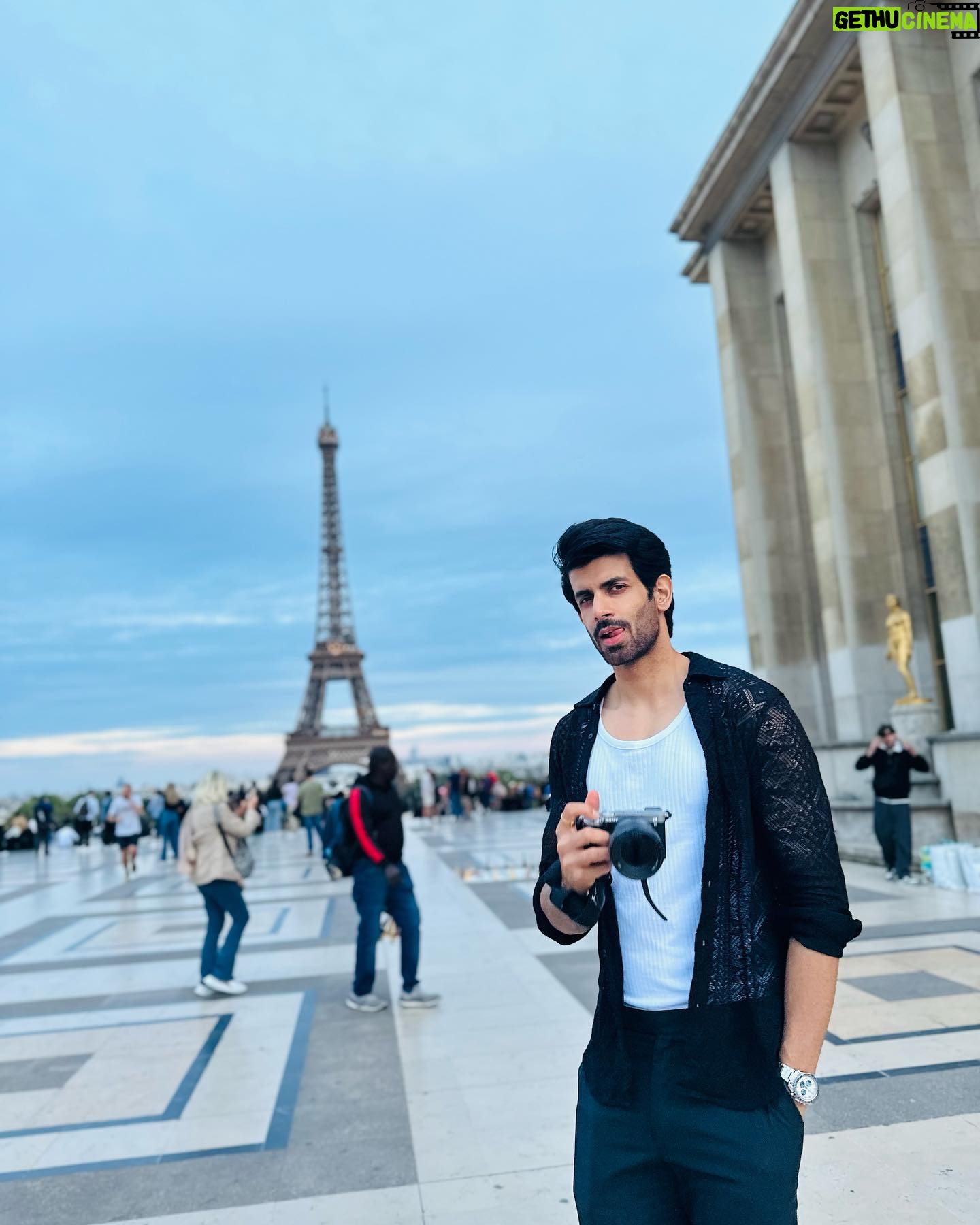Namik Paul - 15.2K Likes - I don’t know about love, but Eiffel for Paris 🤓😜 Travel plus next to no phone network has been a wonderful break of routine. Only downside, I missed thanking a lot of you personally last week. So before I start running around again, I just want to thank each and every one of you for your wonderful wishes ❤️🤗 And I’ve got a lot more to show you, so stay tuned 🙏🏼