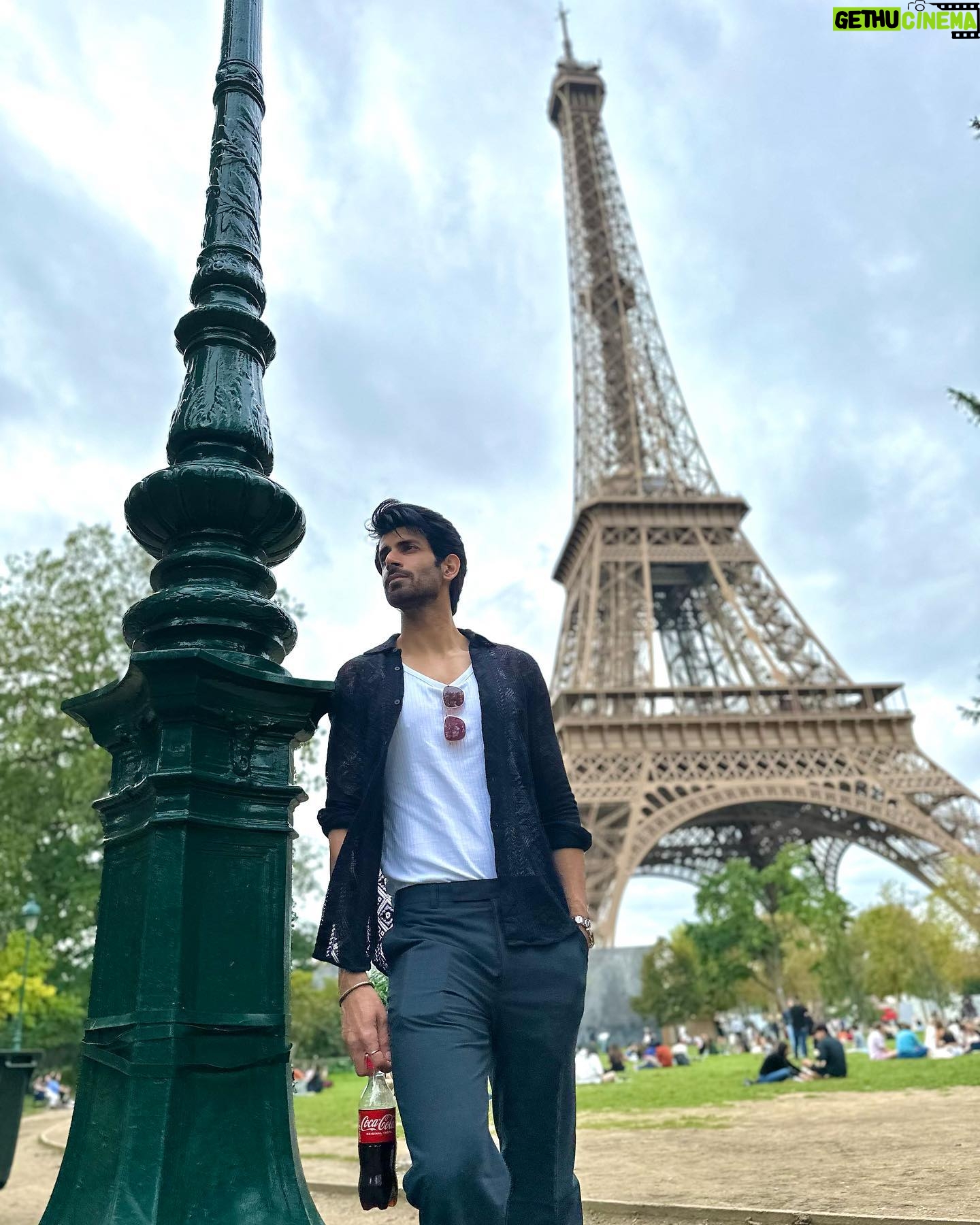 Namik Paul - 15.2K Likes - I don’t know about love, but Eiffel for Paris 🤓😜 Travel plus next to no phone network has been a wonderful break of routine. Only downside, I missed thanking a lot of you personally last week. So before I start running around again, I just want to thank each and every one of you for your wonderful wishes ❤️🤗 And I’ve got a lot more to show you, so stay tuned 🙏🏼