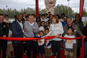 Nancy Lieberman Instagram - We're so grateful to everyone who joined us for the opening of our new Dick Vitale Dream Court in Sarasota. It's an honor for us to incorporate Dick's legacy into another one of our courts. We hope that Sarasota's kids enjoy having this court as a safe space to play and exercise. Here's to many thrilling games and fond memories!

CC: @sarasotapolicedept @cityofsarasota @bgcsarasota_desoto @thevfoundation @sportcourt1974 

#DreamCourt #Charity #Community #Philanthropy #Nonprofit #Donate #Love #Community #Support #GiveBack #DoGood #SocialGood
