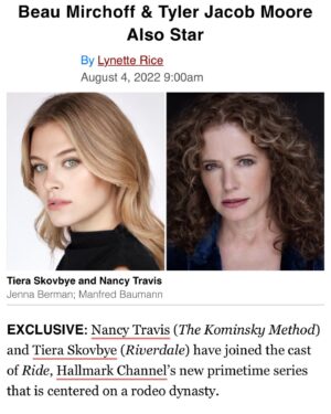 Nancy Travis Instagram - Very excited to be a part of this amazing project with very talented people. As you can see, I am ready to #RIDE