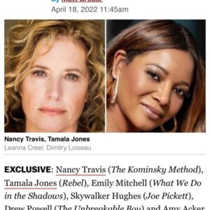 Nancy Travis Instagram - What I am up to. Currently shooting in Winnipeg :) Lovely and talented group to be working with.