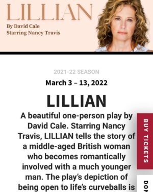 Nancy Travis Instagram - Sooooo, doing this one-woman play in Santa Barbara at Ensemble Theater Company. Just want all my peeps to be in the know. @etcsb