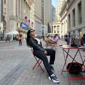 Nandini Rai Instagram - On the streets on #newyork !

#vacay #streetstyle #photoshoot #wallstreet #nyc 🩷