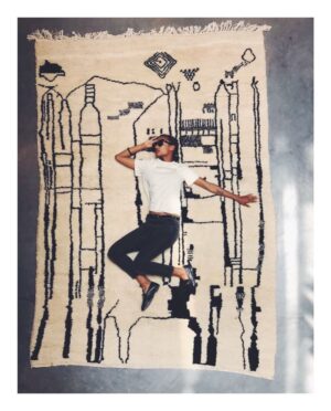 Nanna Blondell Instagram - I’ve been searching my whole life for this rug and now finally I found it. Love at first sight. ❤️#azilal