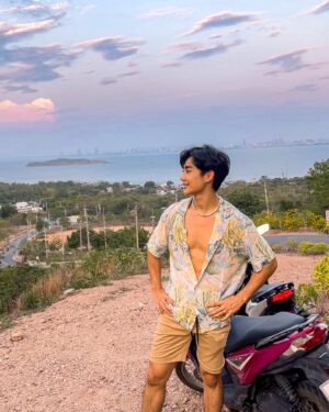 Nannakun Pakapatpornpob Instagram - Around the island we goooo🏍️