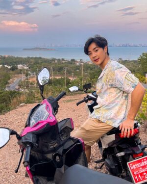 Nannakun Pakapatpornpob Instagram - Around the island we goooo🏍️