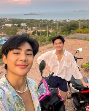Nannakun Pakapatpornpob Instagram - Around the island we goooo🏍️