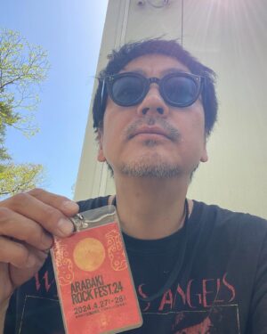 Nao Omori Instagram - とうさん
今年のアラバキは暑いです。

#大森南朋 
#arabakirockfest