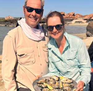 Naomi Simson Instagram - Traveling in the wilderness of the Kimberly Coast and out to the Rowley Shoals has been the trip of a life time. Life’s incredible experiences. From plucking oysters from rocks, mud crabbing to barra fishing. From waterfall picnics to silicon beach parties. 💛 Australia is my favorite place to travel! #travel #australia #experiences #kimberlycoast #wilderness #truenorth #entrepreneurlife