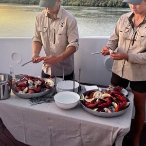 Naomi Simson Instagram - Traveling in the wilderness of the Kimberly Coast and out to the Rowley Shoals has been the trip of a life time. Life’s incredible experiences. From plucking oysters from rocks, mud crabbing to barra fishing. From waterfall picnics to silicon beach parties. 💛 Australia is my favorite place to travel! #travel #australia #experiences #kimberlycoast #wilderness #truenorth #entrepreneurlife