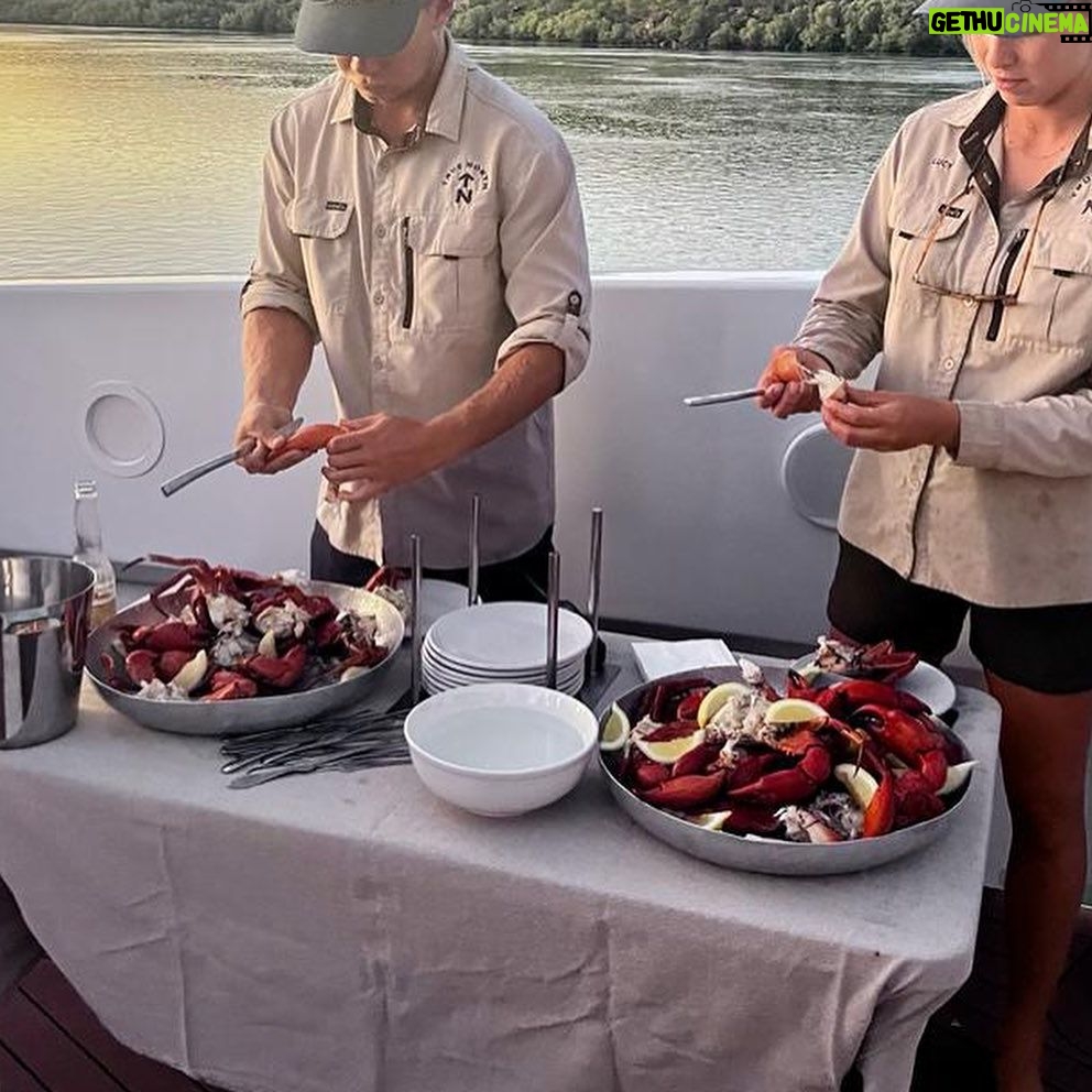 Naomi Simson - 136 Likes - Traveling in the wilderness of the Kimberly Coast and out to the Rowley Shoals has been the trip of a life time. Life’s incredible experiences. From plucking oysters from rocks, mud crabbing to barra fishing. From waterfall picnics to silicon beach parties. 💛 Australia is my favorite place to travel! #travel #australia #experiences #kimberlycoast #wilderness #truenorth #entrepreneurlife
