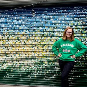 Naomi Simson Instagram - Saturday. 💚 #mural @naomisimsonart