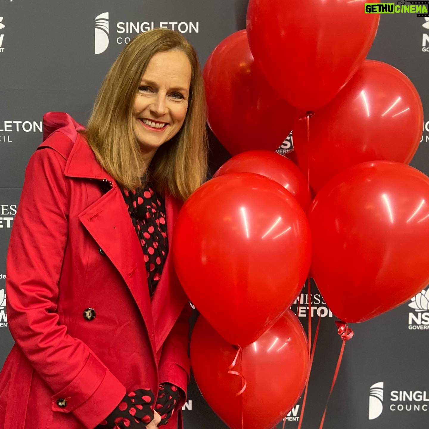 Naomi Simson - 70 Likes - Thanks for making me feel so at home @singleton_council 🎈#keynote