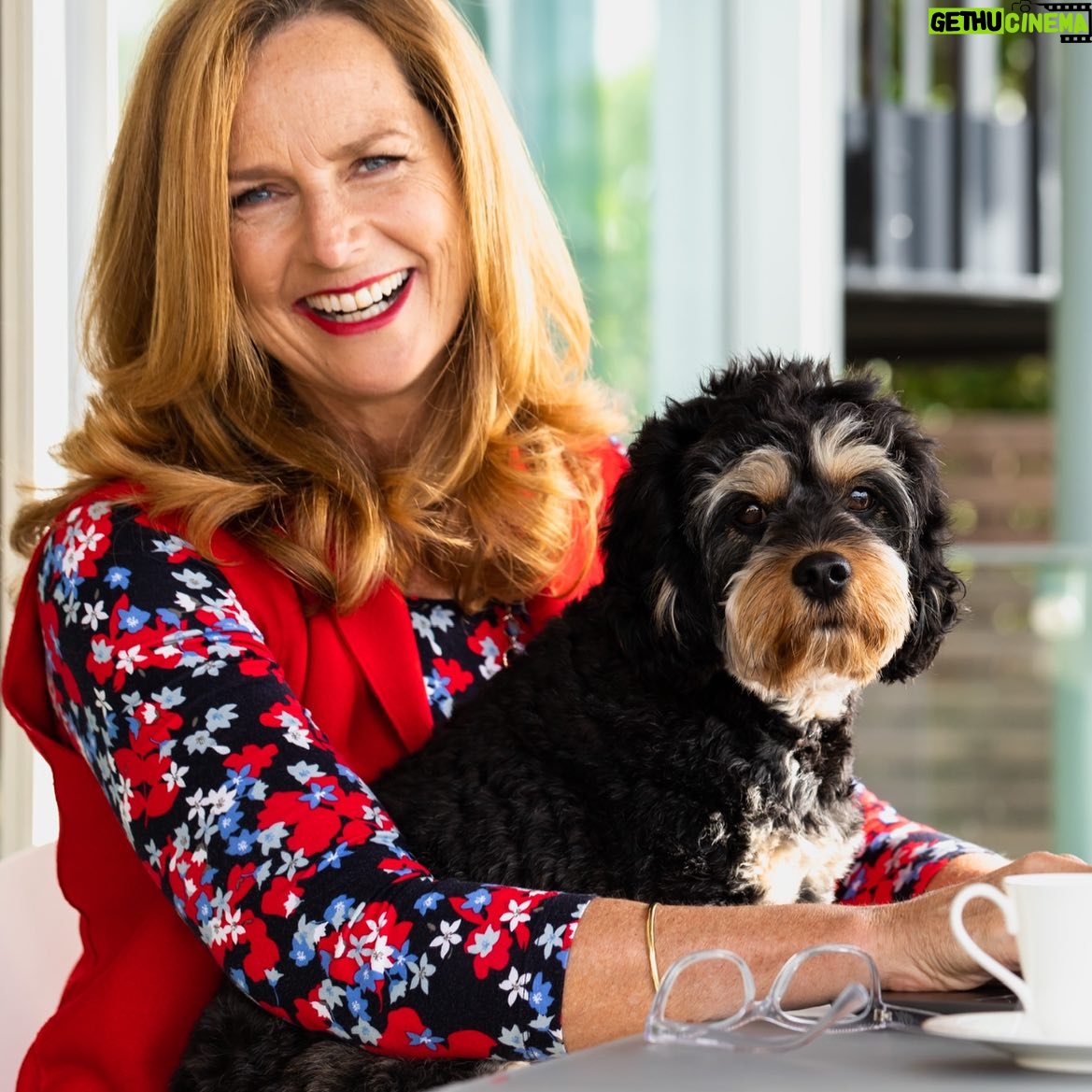 Naomi Simson - 75 Likes - Sure I’m ready for the week #monday #cavoodle #officebuddy