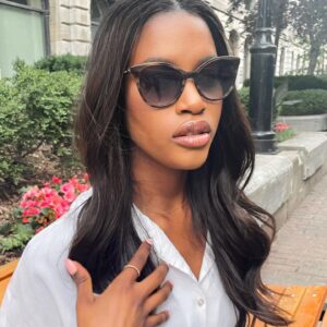 Naomy Instagram - Suns out shades out ☀️ with my new favorite pair for the summer ! @longchamp @optoreseau #LongchampEyewear #ad