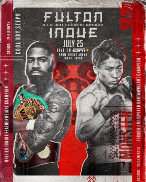 Naoya Inoue Instagram - #FultonInoue
#7月25日
#有明アリーナ
#井上尚弥