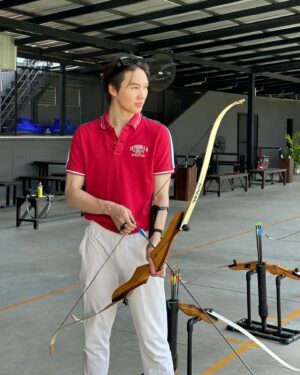 Napat Patcharachavalit Instagram - 🏹🤍❤️