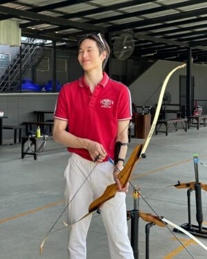 Napat Patcharachavalit Instagram - 🏹🤍❤️