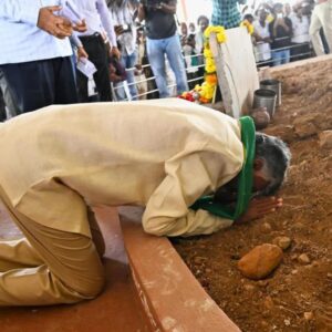 Nara Chandrababu Naidu Instagram - Amaravati isn't just a capital, it's a collective symbol of the aspirations of our people of Andhra Pradesh. The manner in which the YSRCP regime disregarded these aspirations, brutalized our farmers,  and destroyed our capital, left us deeply pained. Today, I conducted an inspection of the Amaravati region and assessed its current state. We shall resume building our capital together, starting today. #Amaravati is God's will, and destiny has found its course.