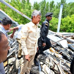 Nara Chandrababu Naidu Instagram - Amaravati isn't just a capital, it's a collective symbol of the aspirations of our people of Andhra Pradesh. The manner in which the YSRCP regime disregarded these aspirations, brutalized our farmers,  and destroyed our capital, left us deeply pained. Today, I conducted an inspection of the Amaravati region and assessed its current state. We shall resume building our capital together, starting today. #Amaravati is God's will, and destiny has found its course.