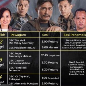 Nas-T Instagram - war warkan ye guys..Insyaallah kita jumpa di sana🫡
#airforcethemovie #selagibernyawa
#roadtour