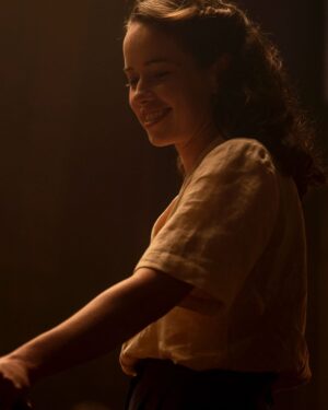 Natalia Safran Instagram - Back by fan demand our holy day Nun II post 😌 This one dedicated to Kate, single mom and teacher, who finds a good position and safe haven for herself and her daughter Sophie in a French country boarding school for girls. Anna Popplewell is nothing short of brilliant in the role, imbuing  her character with elegant beauty, gentleness and quiet strength, which quickly transform into fearlessness as she faces unspeakable evil and heroically defends her girls from Valak and company. Anna is one of the loveliest souls you will ever meet on a set and represents the very qualities which make Kate so compelling to watch and simply unforgettable. 
@thenunmovie 
Photo credit Bruno Calvo
.
#annapopplewell #narniacast #theconjuringuniverse #thenun2 #thenunmovie #valak