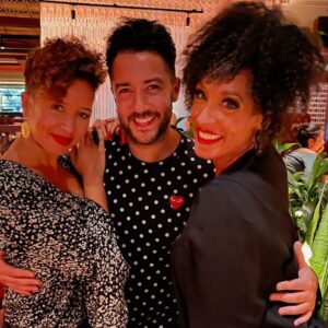 Natalie Gumede Instagram - This is what 20 years of friendship looks like. From our first bright eyed days at college, through challenges, wins, heartbreaks and everything in between, thank you @victoriagoddard1 and @martcarthy for the laughter, your listening ears, your broad shoulders, and so often your spare beds 😄I couldn’t have wished to grow up with anyone finer, and you’ll both forever be family ❤️❤️Let’s not grow up anymore though 👀xxx