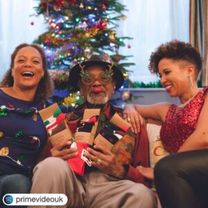 Natalie Gumede Instagram - Is it too early to talk about Christmas….2022?

I can’t wait to share what so many wonderful people who were part of this film have been up to this summer (apart from sweating in winter clothes). Loved working with some acting legends and legends-to-be in @asabopp @corajkirk @danielmays9 @theangelagriffin @its_lucien #alexjennings #davidbradley #harrietwalter #junewatson #ramjohnholder - and if the laughter had on set translates on screen, then you’d better watch your sides! But you know, you’ve got a year so you’re alright until then….also brought to life by an amazing crew, written by comedy genius @tomosparry and directed by @jimohanlon_ 

🎄🎄🎄🎄🎄🎄🎄🎄🎄🎄🎄🎄

#Repost @primevideouk
・・・
One more Christmas to go until 'Your Christmas or Mine'

📺 #YourChristmasOrMine (December 2022)
🎭 #AsaButterfield #CoraKirk #AlexJennings #DanielMays #LucienLaviscount #AngelaGriffin #RamJohnHolder #NatalieGumede