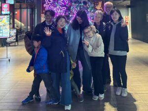 Natalie Holt Instagram - Merry Christmas and very best to all for ‘24. We’ve had a wonderful trip to Japan catching up with old friends, making some new ones… May all your KFC’s be finger licking good (Japanese festive tradition).