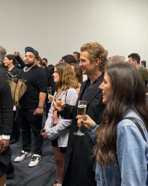 Natalie Holt Instagram - Still jazzed I stood next to Hayden/Anakin last week when Deborah Chow was making her speech of thanks 🤩 This is the week of pure evil Vader…. His arrival scene in episode 3 was one of my favourites to score #obiwankenobi